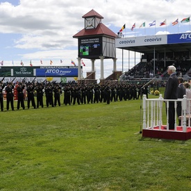 Presentation of the Queen Elizabeth II Cup at Spruce Meadows