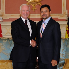 Visite de courtoisie du prince héritier de Brunei Darussalam  