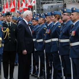 Cérémonie de reconnaissance pour la mission des Forces canadiennes en Lybie