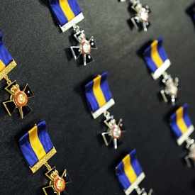 Cérémonie d'investiture de l'Ordre du mérite des corps policiers