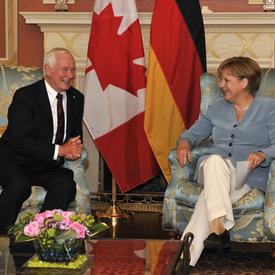 Courtesy Call by the Chancellor of the Federal Republic of Germany