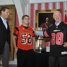 Touchdown: Grey Cup at Rideau Hall!