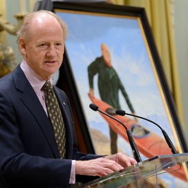 Dévoilement du portrait de John Ralston Saul