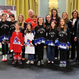 Annonce de la présidence d’honneur du Championnat mondial de hockey sur glace féminin de l’IIHF 2013