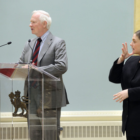 Cérémonie de remise du Prix pour l'entraide