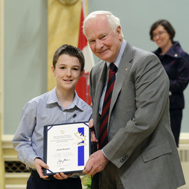 Cérémonie de remise du Prix pour l'entraide