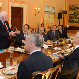 Visite du président de la République du Chili