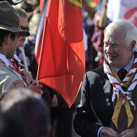 L'inauguration du 14e Moot Scout Mondial Canada 2013 