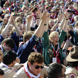 L'inauguration du 14e Moot Scout Mondial Canada 2013 