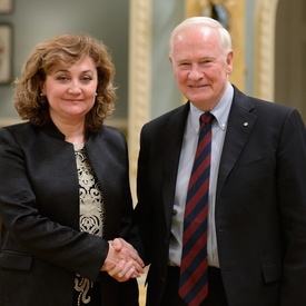 Présentation de lettres de créance à Rideau Hall