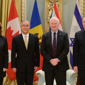 Présentation de lettres de créance à Rideau Hall