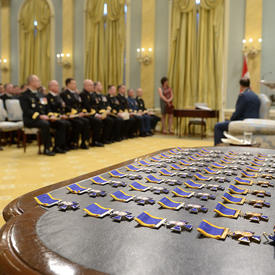 Cérémonie d'investiture de l'Ordre du mérite militaire