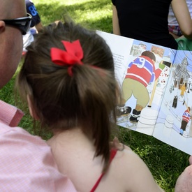 Lancement de L'heure du conte à Rideau Hall