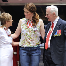 Clara Hughes at Rideau Hall