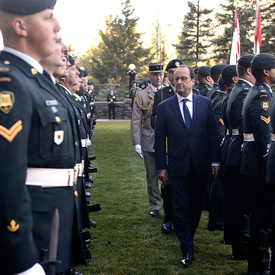 Visite d'État du président de la république française - Banff