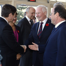 Visite d'État du président de la république française - Banff