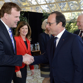 Visite d'État du président de la république française - Banff