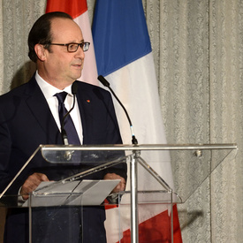 Visite d'État du président de la république française - Banff