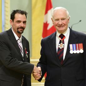 Presentation of Decorations for Bravery