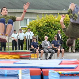 Visite du Centre d'instruction d'été des Cadets de l'Armée Valcartier 