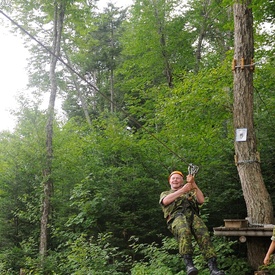 Visite du Centre d'instruction d'été des Cadets de l'Armée Valcartier 