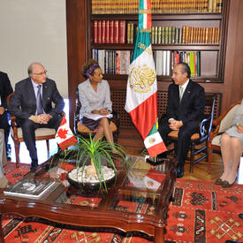 STATE VISIT TO THE UNITED MEXICAN STATES - Meeting with President at Los Pinos