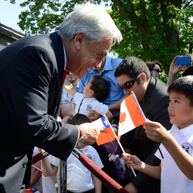 Visite du président de la République du Chili