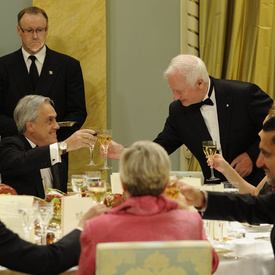 Visite du président de la République du Chili