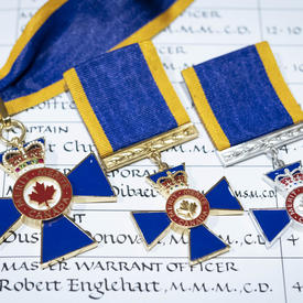 A picture of Order of Military Merit medals