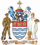 Letters Patent registering the Armorial Bearings of The Corporation of the City of Barrie Letters Patent registering the Armorial Bearings of The Corporation of the City of Barrie