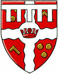 Differenced Arms for Kevin Andrew Churley, great-great nephew of Gerald Herbert Churley