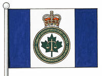 Drapeau de l'Association canadienne des chefs de police