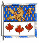 Drapeau de l'Association des Major-Bontron d'Amérique