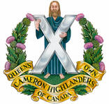 Badge of The Queen’s Own Cameron Highlanders of Canada