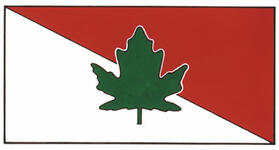 Drapeau proposé pour le Canada : Ligue du drapeau national, ca. 1943