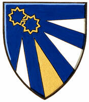 Armoiries brisées de Naseem Noor Amelia Anvari, enfant de Mehran Anvari