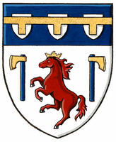 Armoiries brisées de Konrad Waldemar de Grandville, fils de Waldemar Joseph Grandwilewski