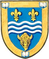 Armoiries brisées de Nicole Marie St-Onge, fille de Denis Aldéric St-Onge