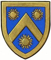 Armoiries brisées de Chelsea Elizabeth Kelly Armstrong, fille de Peter Robert Beverley Armstrong