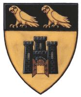 Armoiries brisées de Jacinthe Bertrand, fille de Marc Bertrand