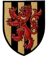 Armoiries brisées de Mathieu Gérard Ravignat, fils de Gilles Éric Ravignat
