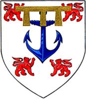 Armoiries brisées de Terrance Lloyd Robertson, fils de Robert Robertson
