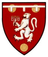Armoiries brisées de Paul Jeffrey Finestone, fils de Bernard Julius Finestone