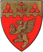 Armoiries brisées de Katherine Edith Lisus, fille d'Alan Roy Hudson