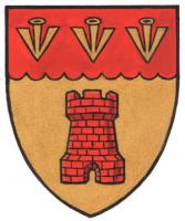 Armoiries brisées de Bryn Macdonald de Chastelain, petit-fils d'Alfred John Gardyne Drummond de Chastelain
