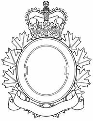 Badge Frame for Service Battalions of the Canadian Armed Forces