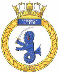 Badge of HMCS Frédérick Rolette