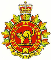 Insigne de The Ontario Regiment (RCAC) Insigne de The Ontario Regiment (RCAC)