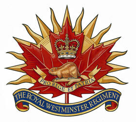 Insigne de The Royal Westminster Regiment