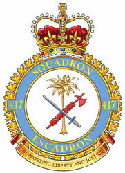 Insigne du 417e Escadron de soutien au combat